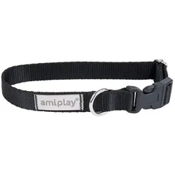 Amiplay Samba S verstellbares Halsband Schwarz