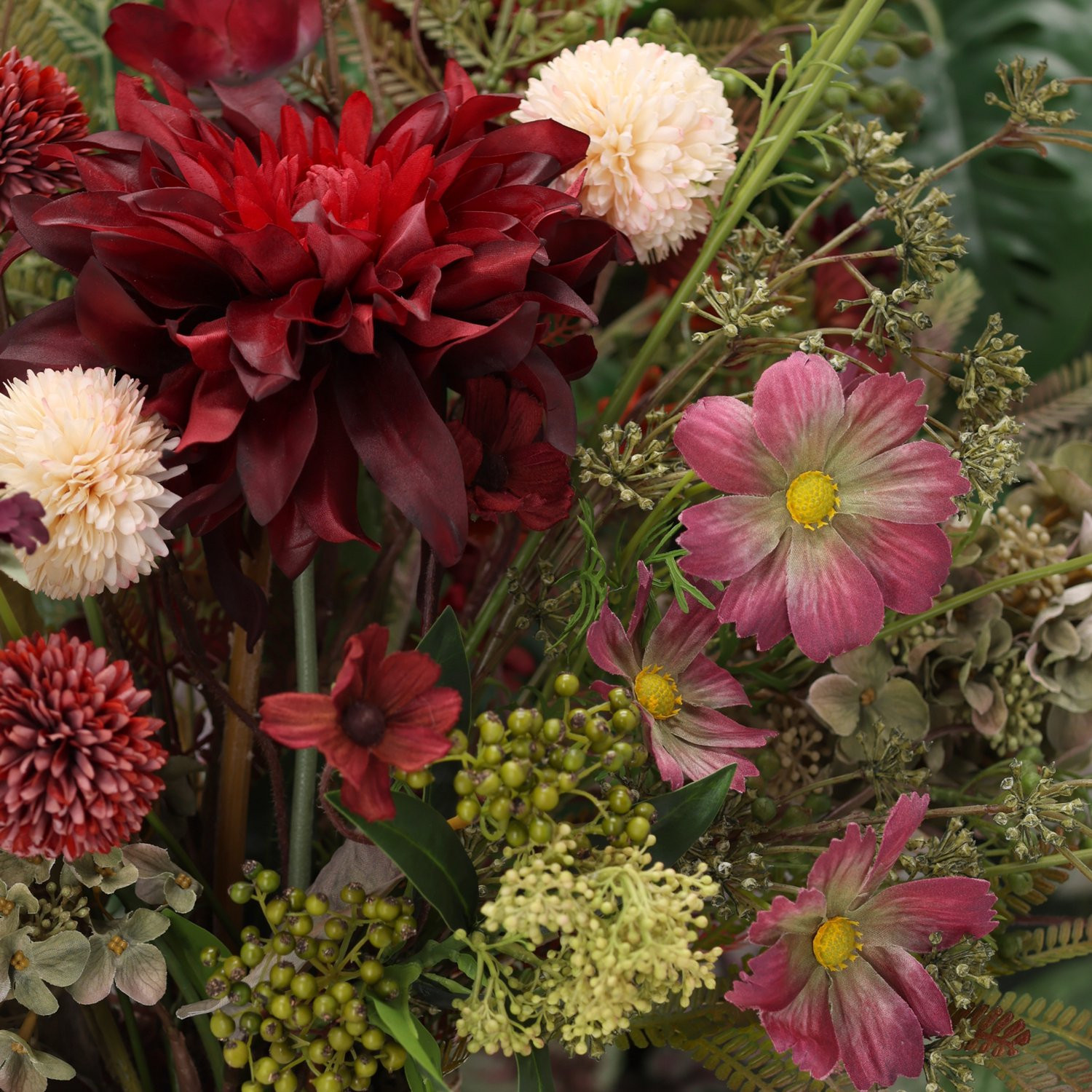 Maxifleur Herfstboeket kunstbloemen Elin Yokohama 95cm