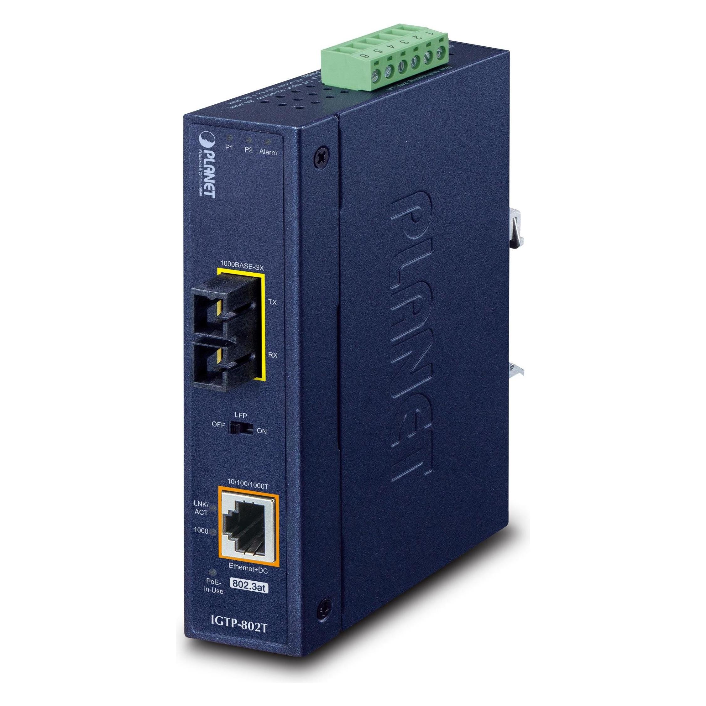 Planet IP30 Industrial 10/100/1000BA (IGTP-802T)