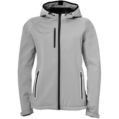 Softshelljacke KEMPA "SOFTSHELL JACKE SOFTSHELL WOMEN", Damen, Gr. S, grau, Obermaterial: 100% Polyester Pol. recyc.., Jacken Softshelljacke