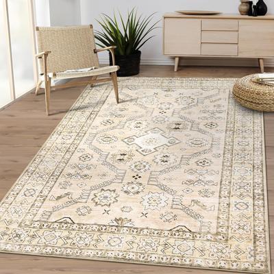 Garvee Vintage Boho Soft Retro Geometric Washable Area Rug