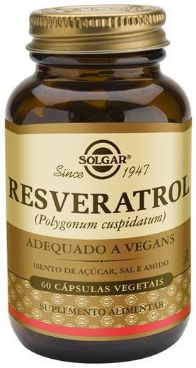 Solgar Resveratrol 60 cápsulas vegetais