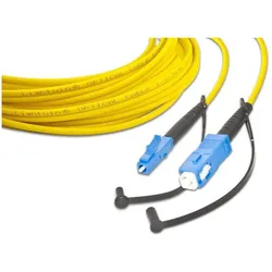 2x Wirewin LWL-Patchkabel LC-SC, Singlemode, Simplex, 20m (20 m), Netzwerkkabel