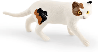 Inspire Curations Cute Lying Orange Cat Figurine Realistic Resin Cat Desk Decor Mini Pet Ornament 3