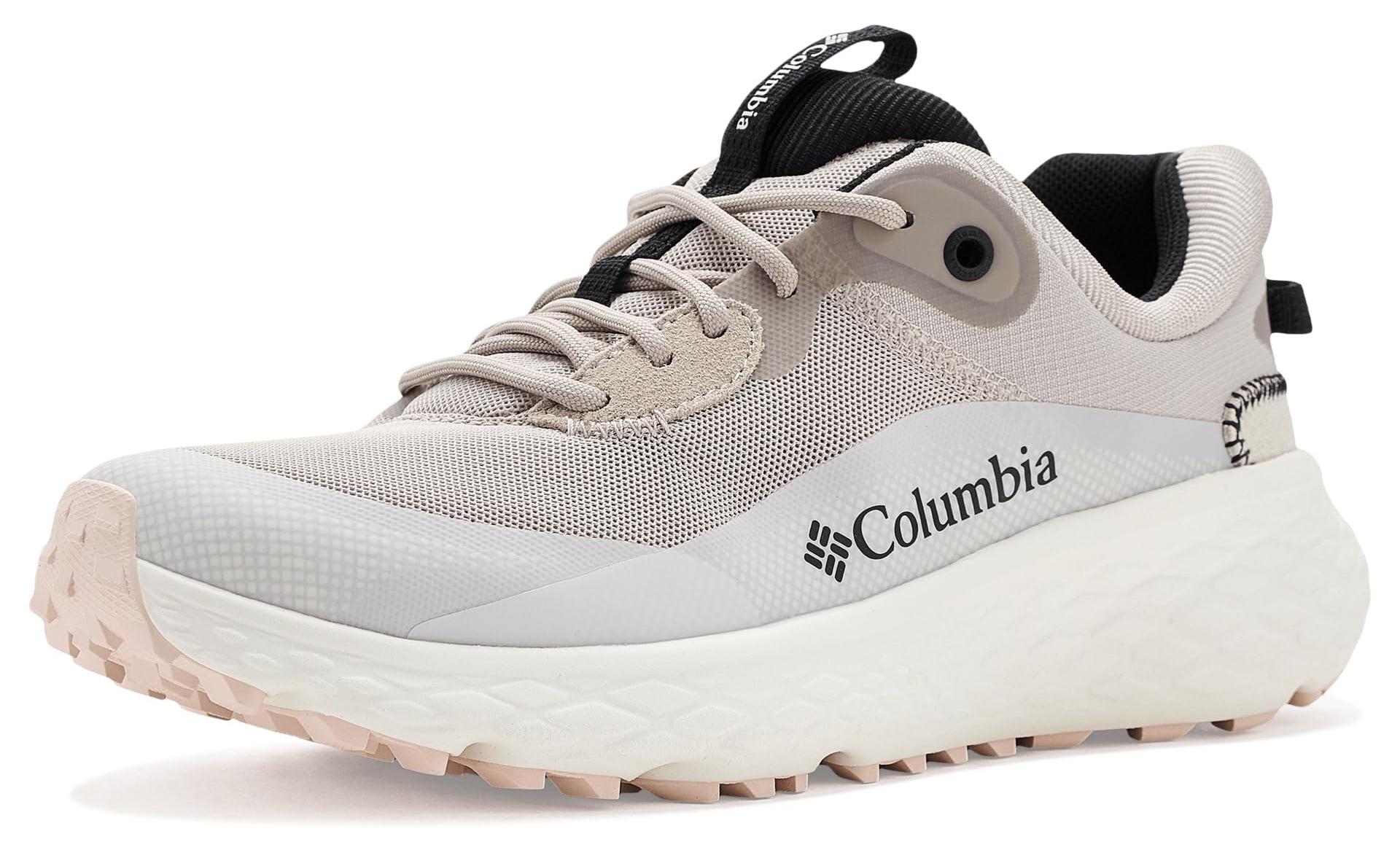 Columbia Women's Terrastride CRZ, Sneaker, Soft Taupe/Peach Quartz, 6 Regular