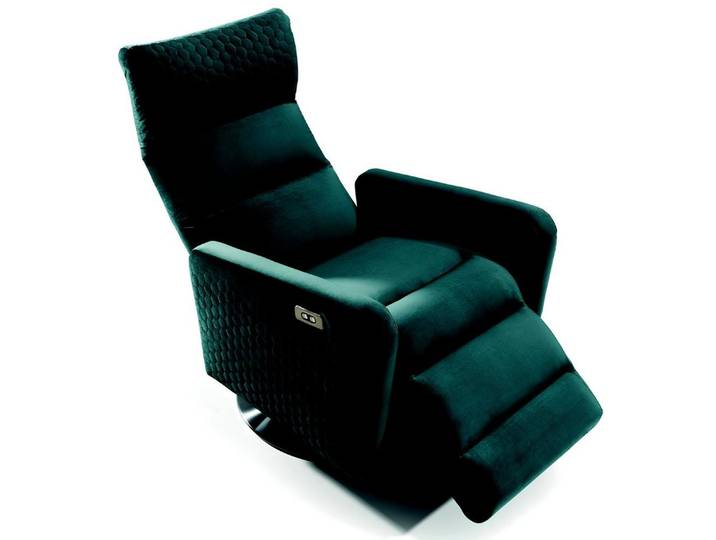 JVmoebel Relaxsessel Verstellbarer Relaxsessel in elegantem Grün mit Automatikfunktion, Made in Europa