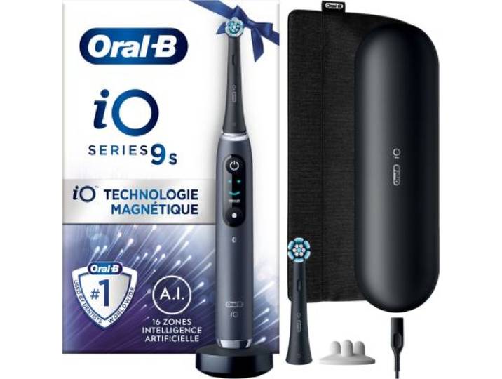 Oral-B - Brosse À Dents Électrique Io 9 Black Edition Cadeau