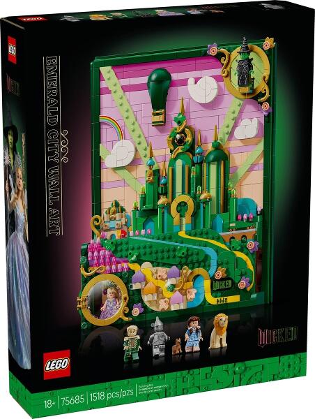LEGO® Wicked 75685 Emerald City Wandkunst