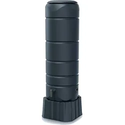 Prosperplast Regenwassertonne Regenbehälter Regentank 110L mit Sockel, Hahn