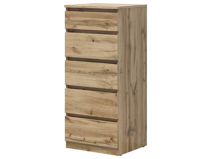 Kommode - Höhe 115 cm 50 x 115 x 45cm Holz/Wotaneiche Dekor