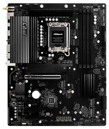 ASRock Z890 Pro-A WiFi Mainboard Sockel (PC) Intel LGA 1851 Formfaktor (Details) ATX Mainboard-Chipsatz Intel Z890
