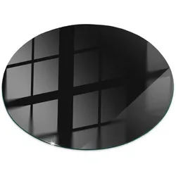 TISCHPLATTE fi50 cm Farbe Schwarz, glatt