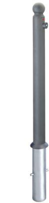Stilpoller Citytrend, Kugelkopf, heraushebbar, Feuerwehr-Dreikantschloss, inkl. Bodenhülse