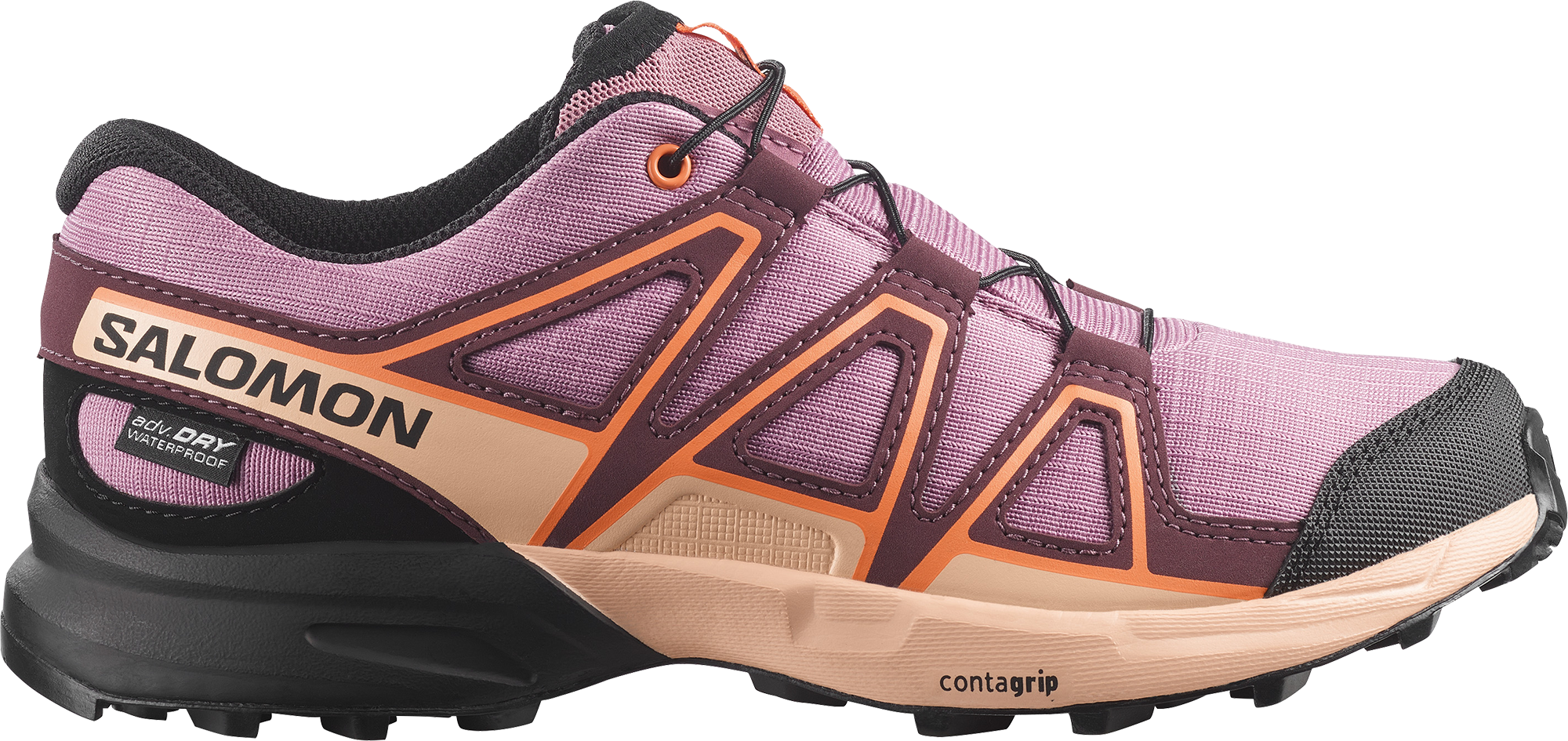 Salomon Junior Speedcross Waterproof Huckleberry / Almond Cream / Nectarine 39