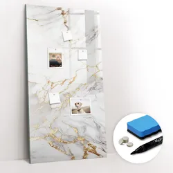 MAGNETTAFEL 120x60 Dekorativer Marmor