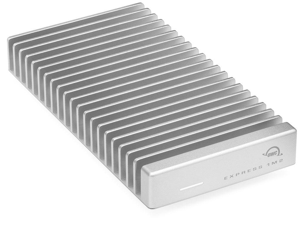 OWC Digital OWC Express Portable 1M2 2 TB USB4 (40Gb/​s) Silber externe Festplatte SSD OWCUS4EXP1MT02