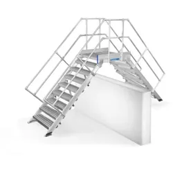 Mauderer Bavaria Aluminium Überstieg S 740mm Plattformlänge 1330mm lichte Höhe