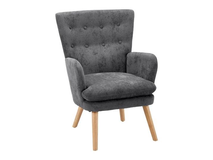 Sessel Stanka Grau Webstoff