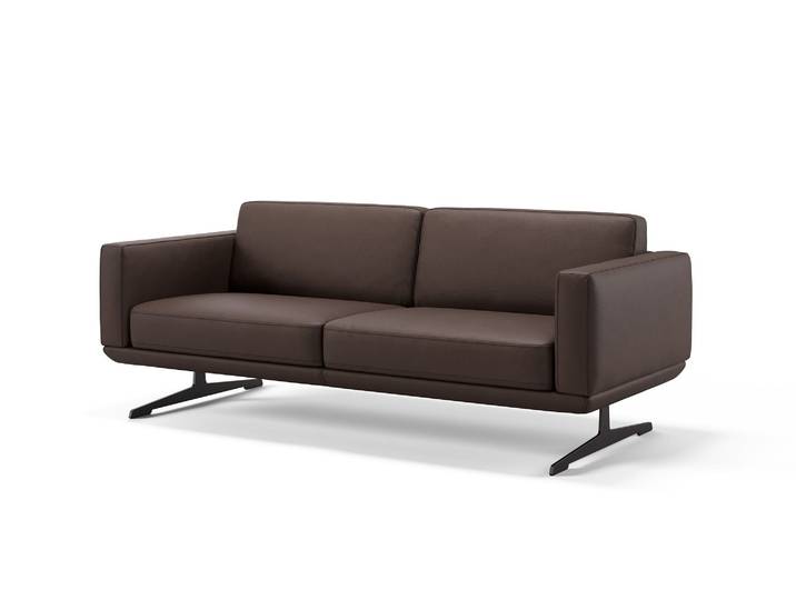Home Design Ledercouch Leder 3-Sitzer MARETO Relax Sofa