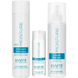 500ml dusy professional Envité Moisture Spezial Set (Shampoo 250ml + Tip Fluid 50ml + Liquid Keratin 200ml)