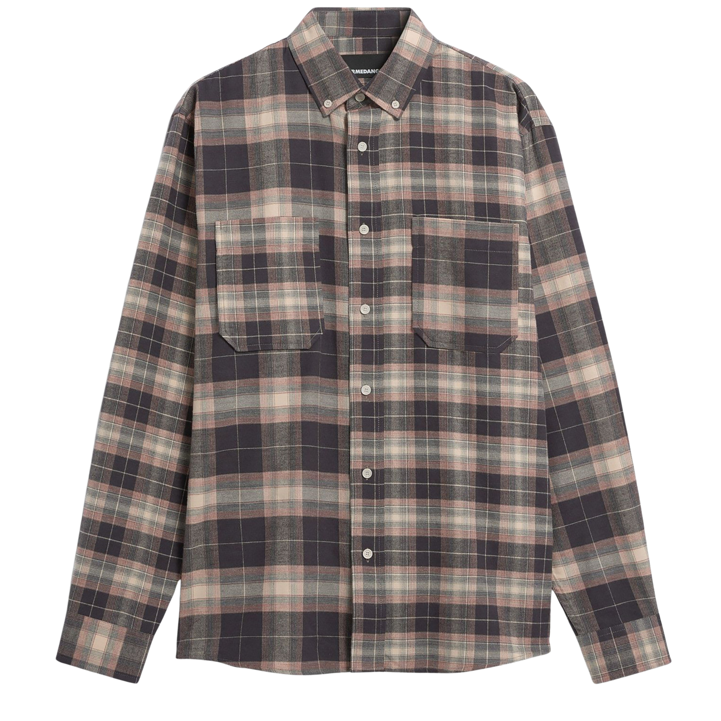 Armedangels Patchwork Herren Hemden schwarz Größe XL Lifestyle Atmungsaktiv