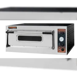 Wimar Gastro Pizzaofen Backofen Pizza Flammkuchen 400V 1 Kammer / 6 Pizzen / Glasscheibe