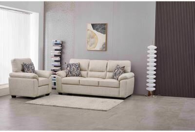 Faux Leather Living Room Set