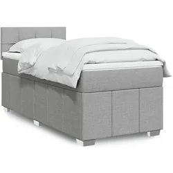 vidaXL, Boxspringbett, Pearl (Block mit Quadraten) (200 x 200 cm)
