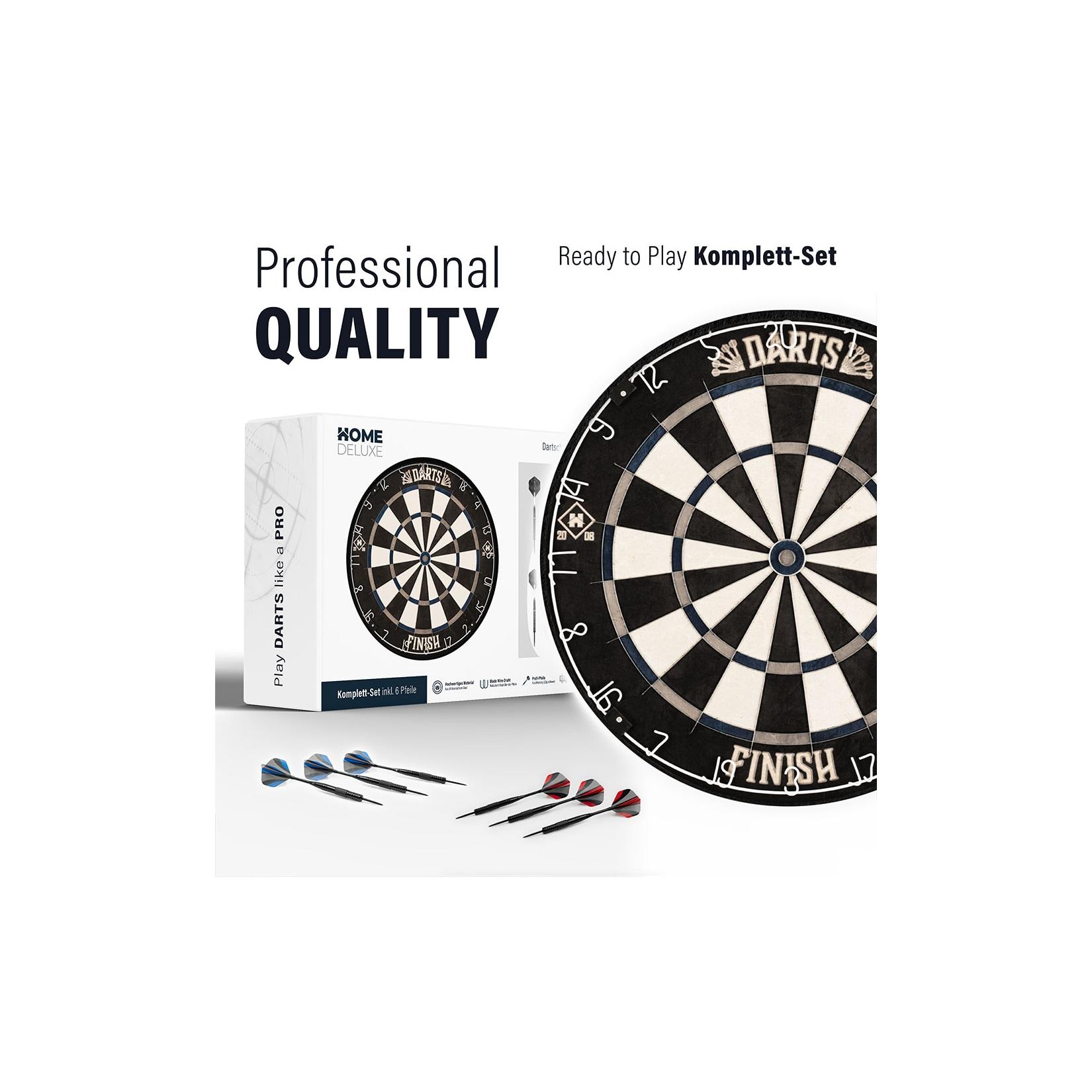 HOME DELUXE Dartscheibe Modern ohne Surround GOOD DARTS