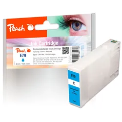 Peach Tintenpatrone cyan kompatibel zu Epson No. 79 c, C13T79124010
