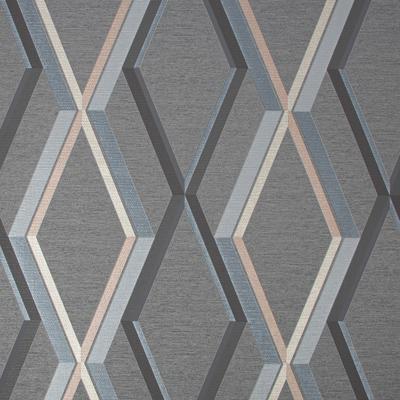 Vliestapete SUPERFRESCO EASY "Prestige Geo", grau (dunkelgrau), B:0,53m L:10m, Vlies, Tapeten, Dunkelgrau - 10mx52cm