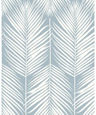 Seabrook Designs Palm Silhouette Pre-Pasted Wallpaper