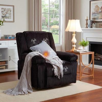Garvee Power Lift Recliner Chair with Heat & Massage, Soft Plush Upholstery, Padded Seat, Back & Arm Support for Home