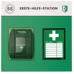 Paperflow Lean Management Board »Erste-Hilfe-Station« 75/75 cm grün grün, 75x75 cm