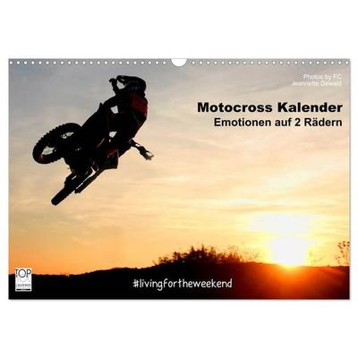 Motocross Kalender - Emotionen auf 2 Rädern (Wandkalender 2027 DIN A3 quer), CALVENDO Monatskalender