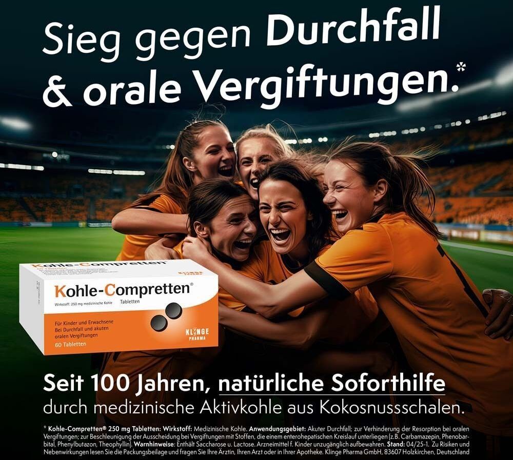 Kohle-Compretten Kohle Compretten Tabletten 2x 2x60 St