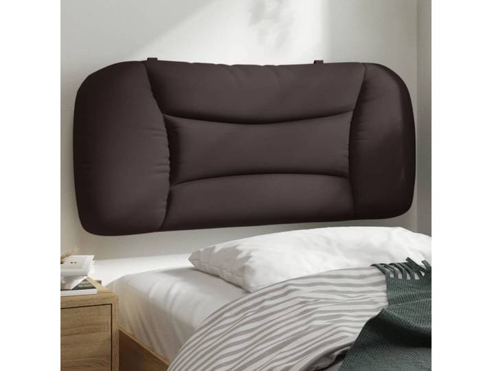 vidaXL Kopfteil-Kissen Hvar Dunkelbraun 80 cm Stoff