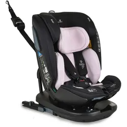 Cangaroo Kindersitz Gravity i-Size (40-150cm) Sitz drehbar, Kopfstütze, Isofix rosa