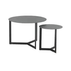 Love it Couchtisch 2er-Set  Palmaria , schwarz , Maße (cm): H: 45  Ø: 65