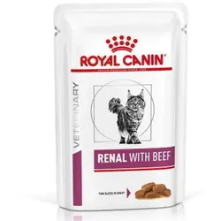 ROYAL CANIN Renal mit Rindfleisch 85g Nassfutter für Katzen