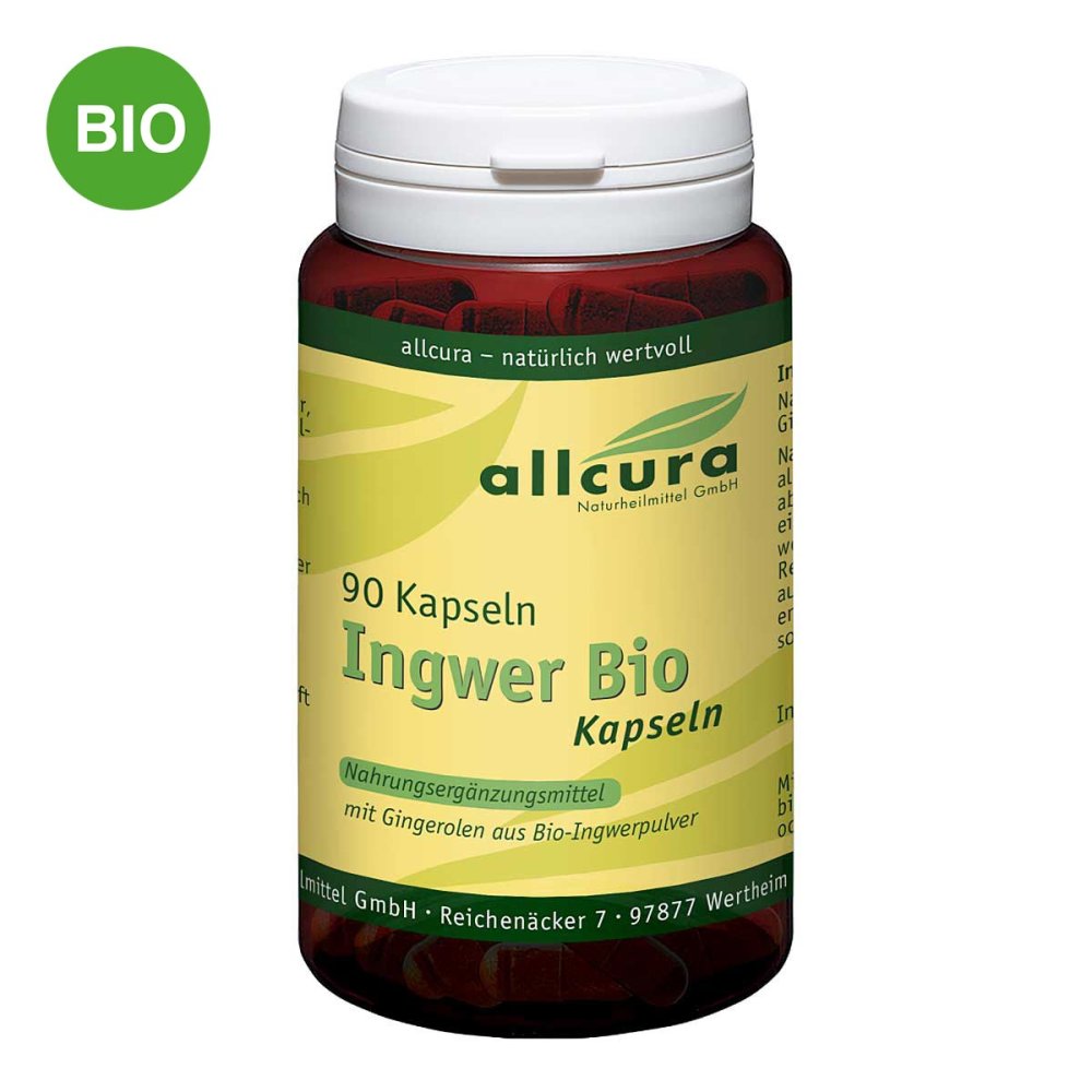 allcura Naturheilmittel GmbH Ingwer Bio Kapseln 14830691