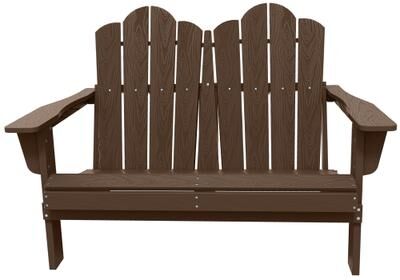 CLICKBIN Outdoor HDPE Foldable Patio Loveseat
