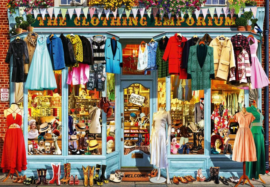 Bluebird Puzzle Puzzelspel The Clothing Emporium - 1000 stukjes