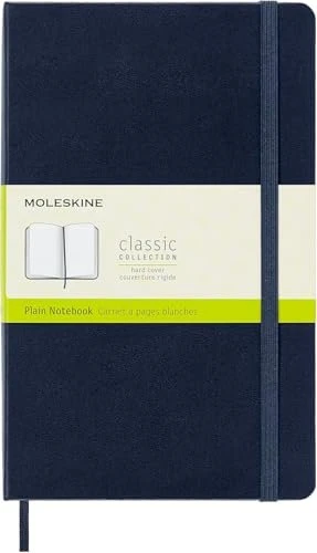 MOLESKINE Notizbuch Classic Collection fester Einband ca. DIN A5 blanko, saphir Hardcover 240 Seiten, 1 St.