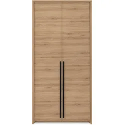 DREHTÜRENSCHRANK Giana mit 2 Türen, 105 cm, eichefarben