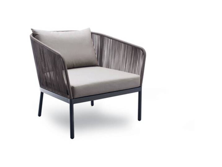 Loungesessel Solei anthrazit Aluminium/Textilen T 85 cm