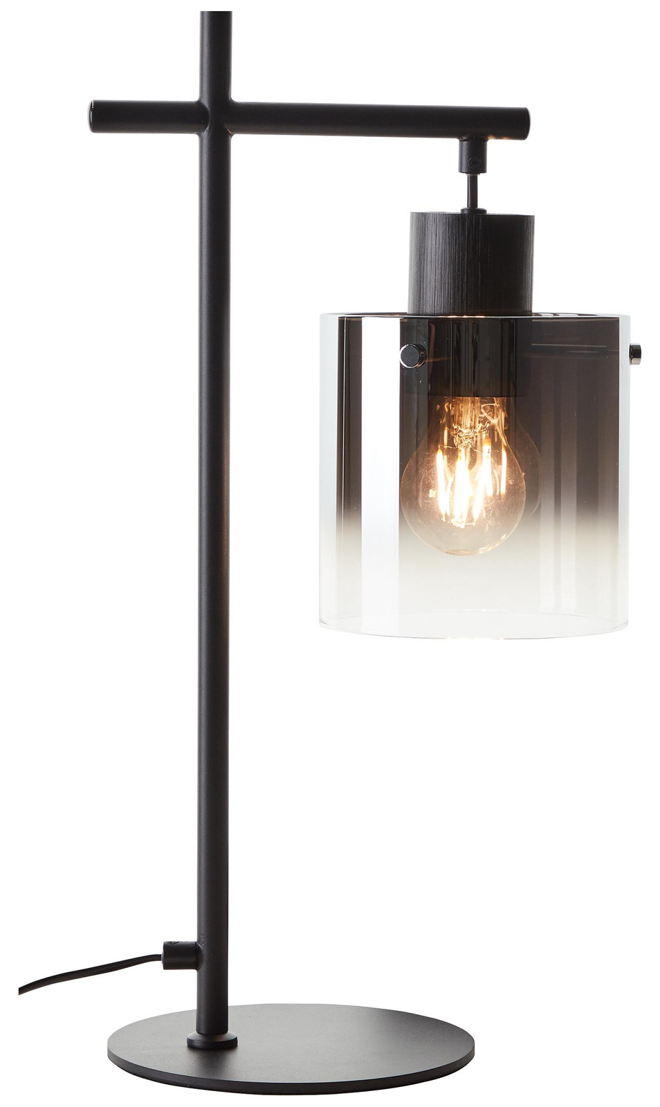 Brilliant Simonis tafellamp, zwart, E27, IP20