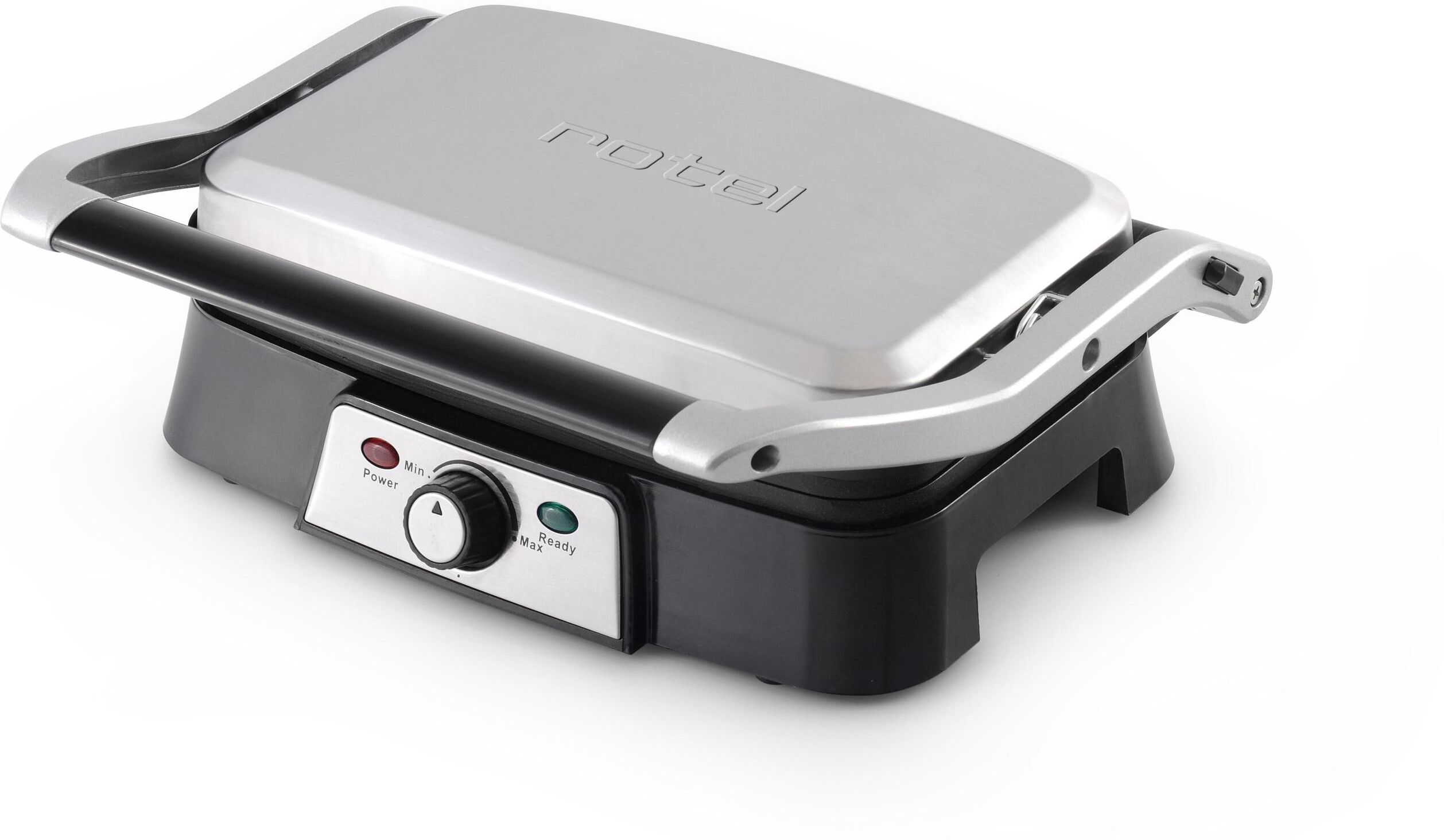 Kontaktgrill ROTEL "Kontaktgrill", schwarz, Kontaktgrill_Standgrill_Tischgrill_Teppanyakigrill, Kontaktgrill schwarz Einheitsgröße