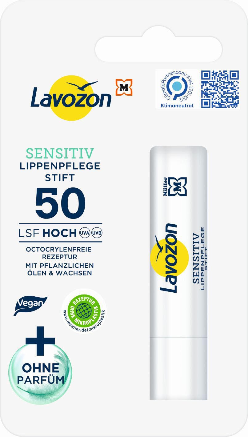 Lavozon Lippenpflege Sensitiv LSF 50 Hoch 4,8 g 2793132