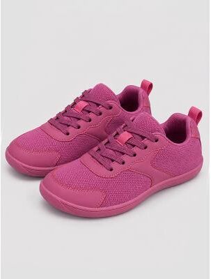 LightInthebox Women's Purple Wide Toe Box Sneakers - Lace-Up Casual Shoes with Breathable Design, Comfortable Shoes for Wide Feet and Bunions, Lightweight Sneakers for Walking, Travel, Exercise Casual Outfits